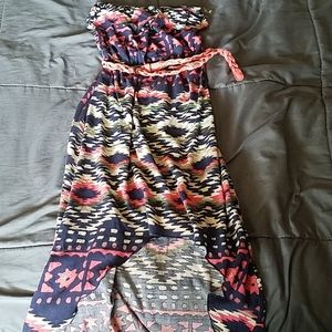 Multi colored maxi dress